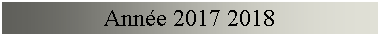 Zone de Texte: Anne 2017 2018